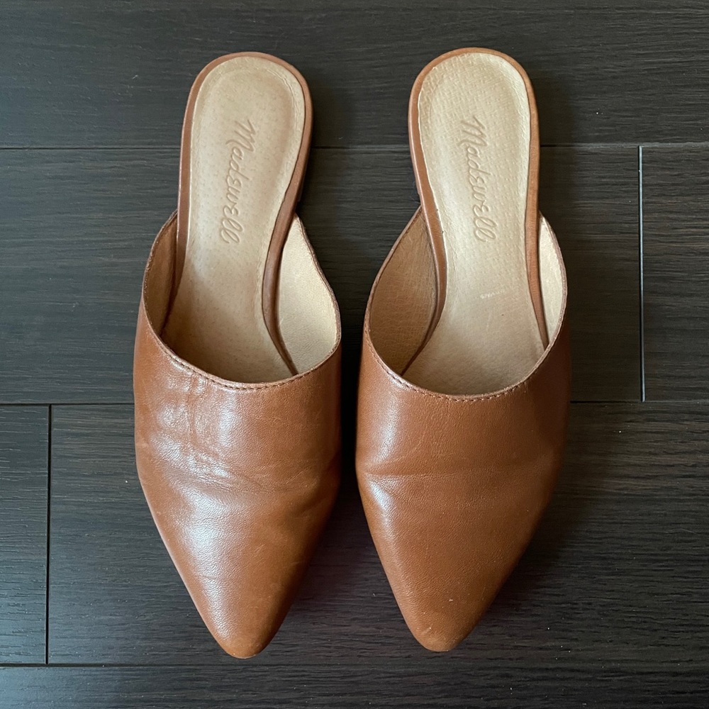 Madewell Mules in Leather